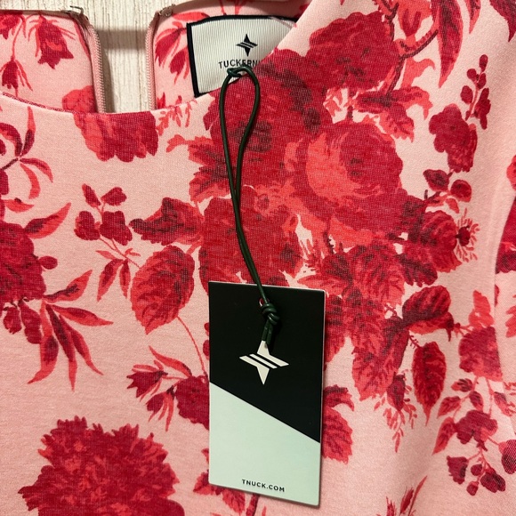 Tuckernuck Red Floral Long Sleeve Dress - Picture 6 of 7